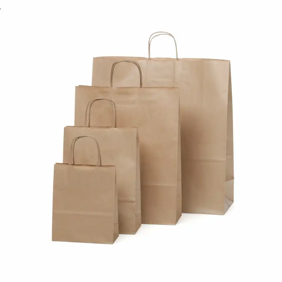 Paperikassi nyörikädensija EKO ruskea