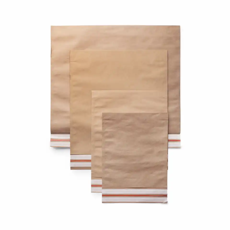 Postituspussi ekoruskea paperi pohjavekillä
